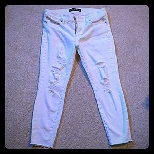 Cropped legging jeans